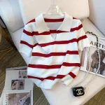 White and Red Stripes
