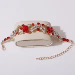 Sl002 Gold White Red Bracelet